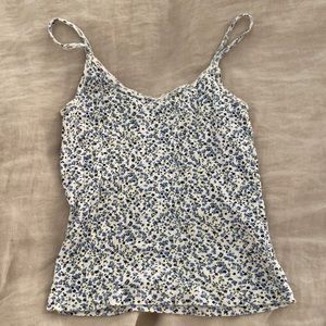 Brandy Melville floral tank top